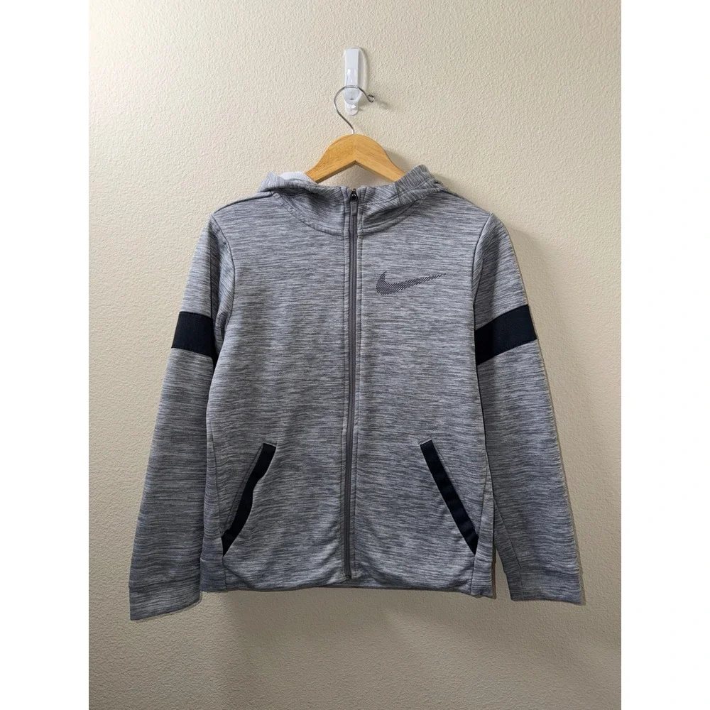 Boys Nike Drifit Hooded Jacket Size Large